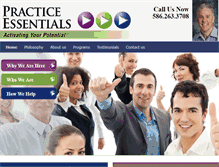 Tablet Screenshot of practiceessentials.net